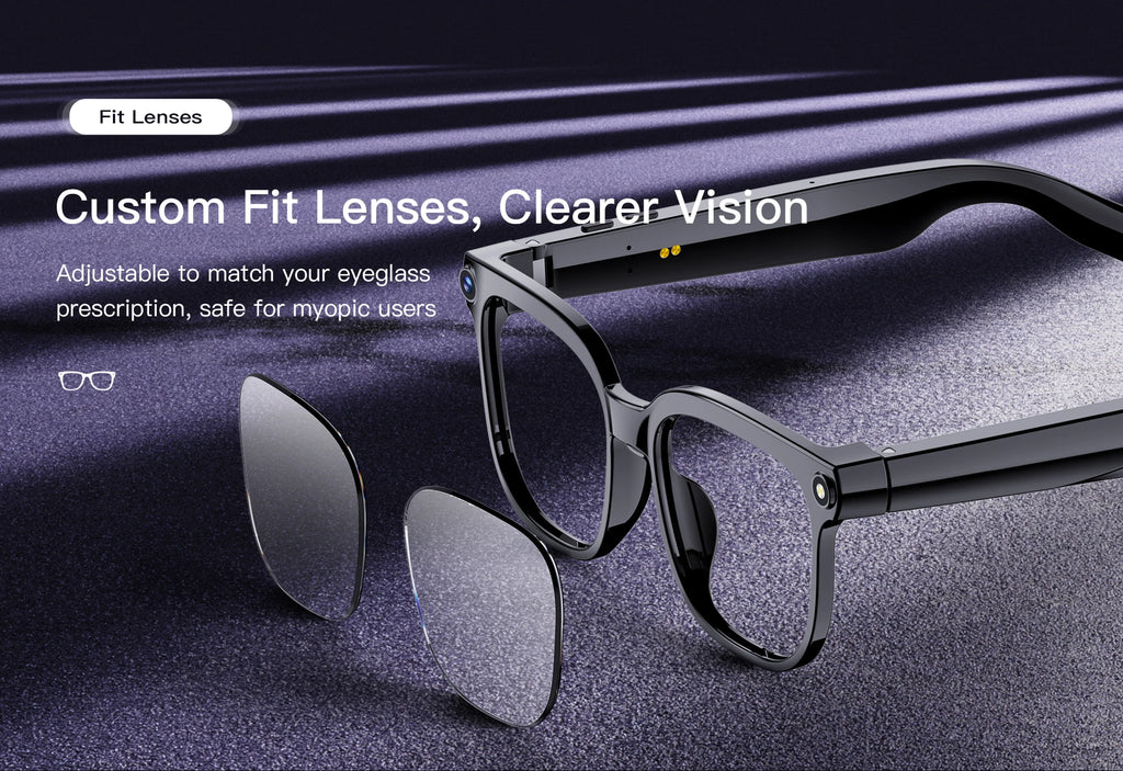 2026 4K 8MP Smart Glasses Men HD Camera 150+Language Translation ChatGPT WIFI Video Recording Bluetooth CallAudio Glasses Women