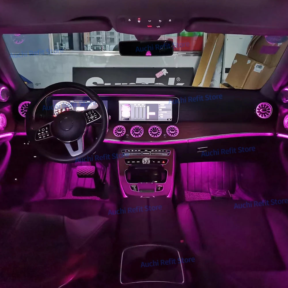 Mercedes-Benz W213 Ambient LED Air Vents with 3D Rotating Speaker Tidesmit