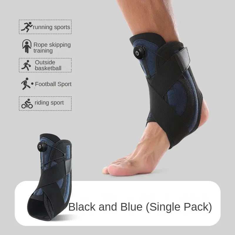 Adjustable BOA Ankle Brace Support Sport Fitness Ankle Protector Sprain Recovery Stabilizer Foot Care Pain Relief Ankle Wrap
