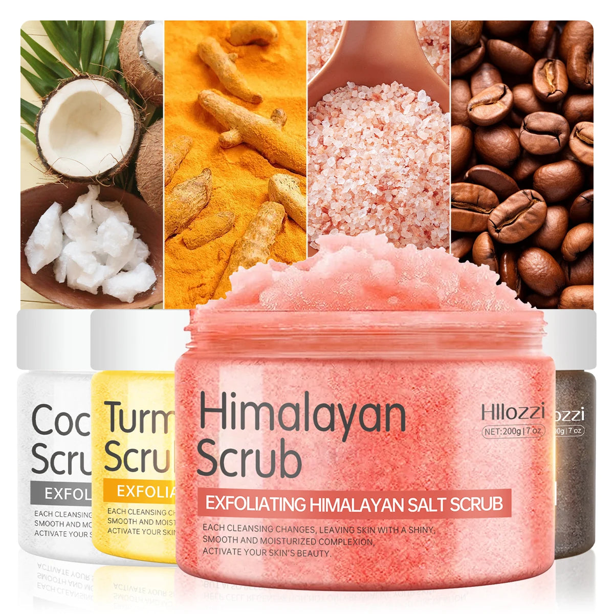 Himalayan Salt Body Scrub - Natural Exfoliation & Hydration (200g) Scrubs Treatments Tidesmit