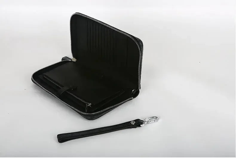 ourui Zipper male wallet Himalayan white long male handbags  men clutch bag