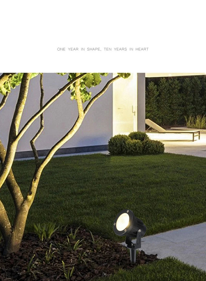 LED Garden Lights Outdoor Waterprof Lawn Lamp 220V110V12V 5W10W15W20W Landscape Spike Bulb IP65 Led Light Garden Path Spotlights