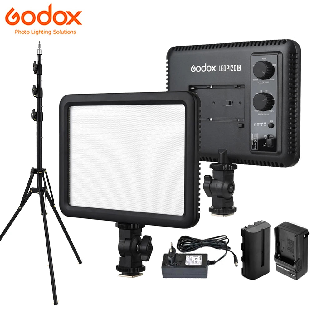 Godox LED Video Light Panel 12W Bi-color Dimmable for Professional Content Tidesmit