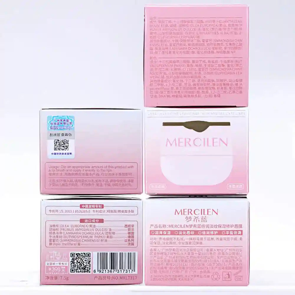 Hydrating Salmon Lip Mask - Intensive Repair Balm for Dry Lips Lip Care Tidesmit