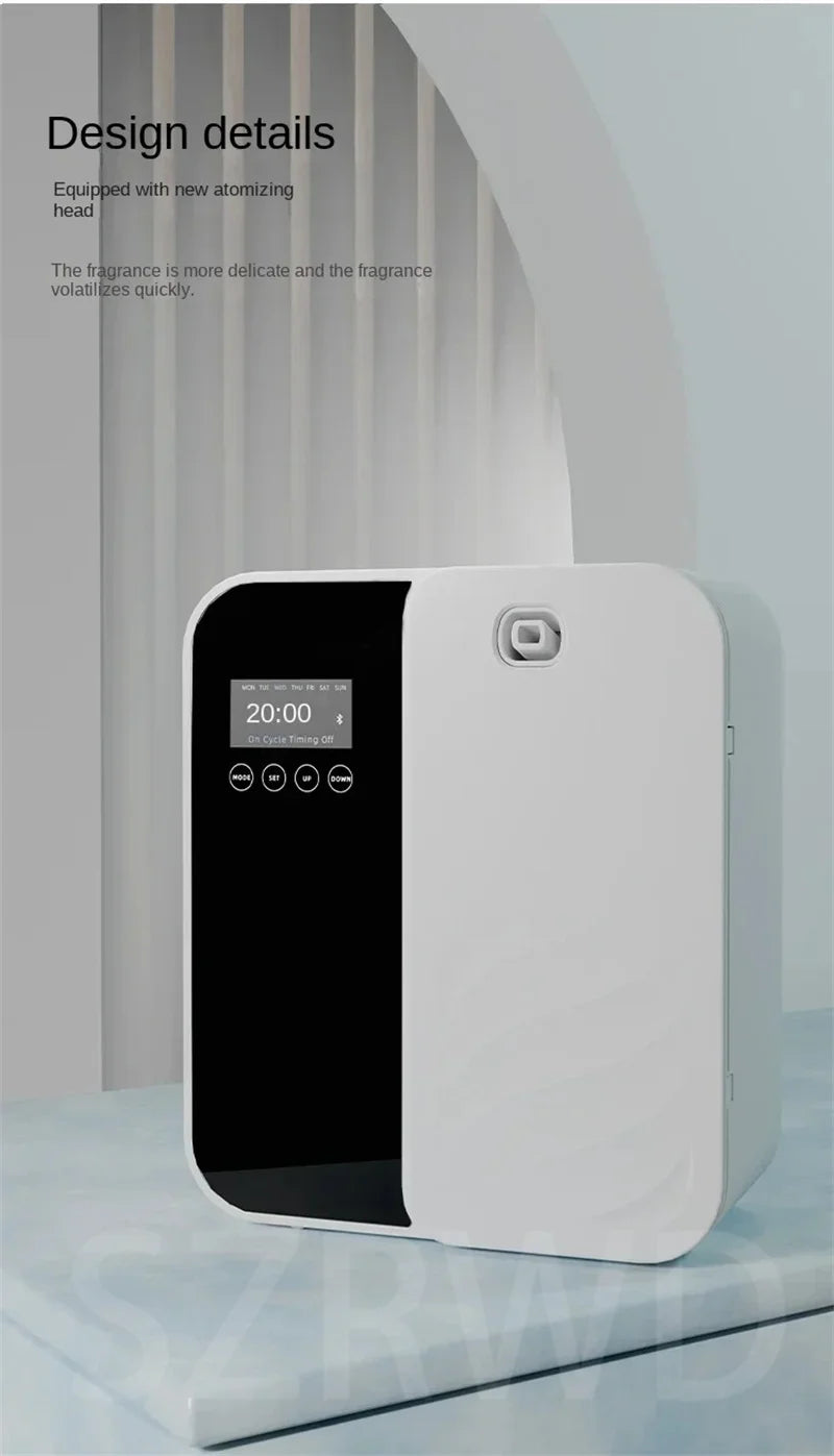 Wall Mounted Aroma Diffuser500ML Commercial Hotel Fragrance Machine Bar KTV Automatic Waterless Essential Oil Nebulizer Diffuser