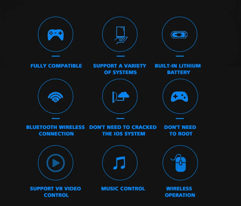 VR Headset for Smartphones - Immersive Wide Angle Smart Glasses Tidesmit