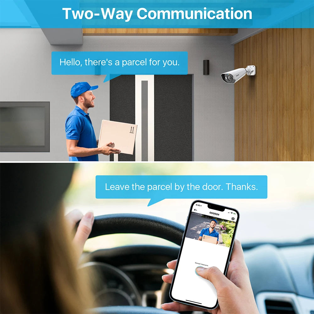 ZOSI 4K 8MP 5MP Add-on Camera for PoE Security Camera System, Work with ZOSI 8 Channel 16 Channel PoE NVR