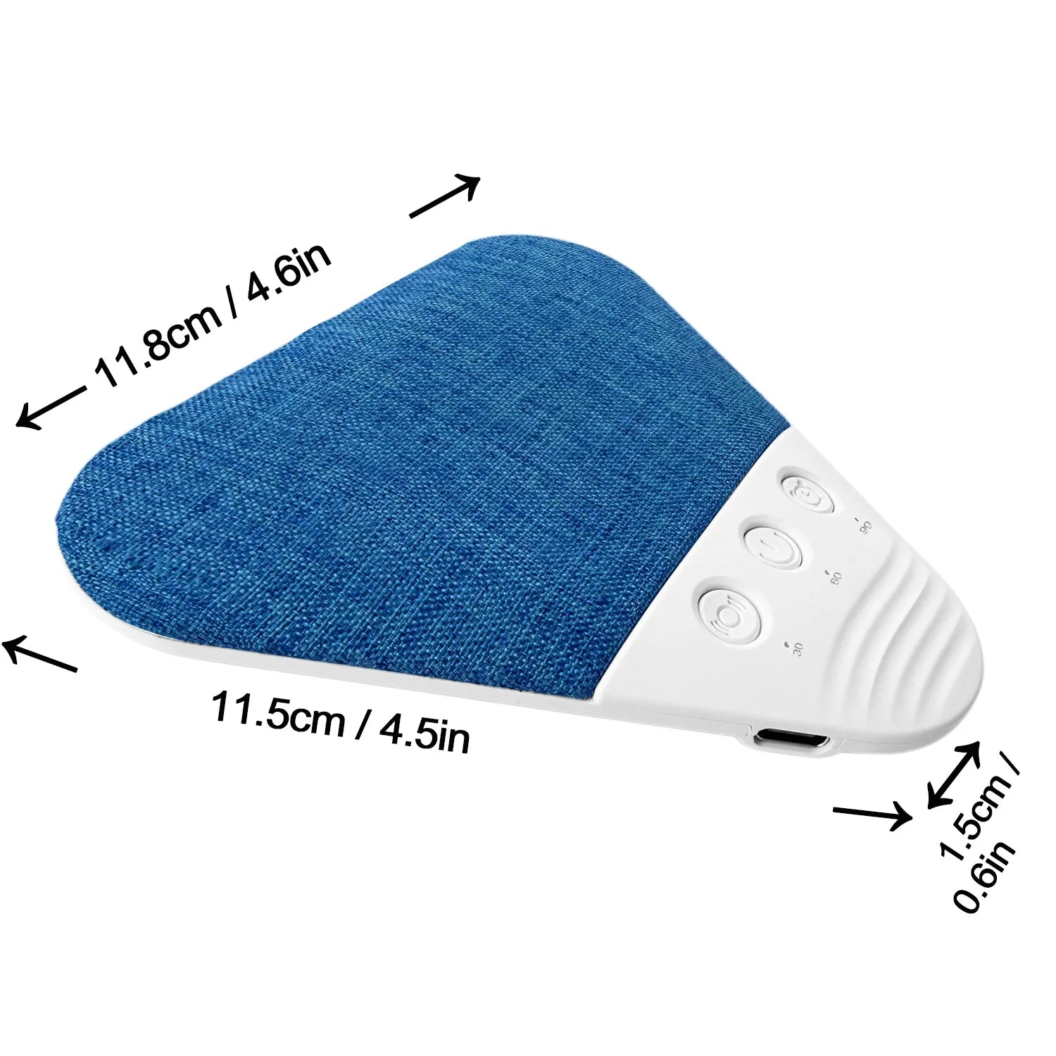 Bluetooth Pillow Speaker Wireless Sleep Music Player Under Pillow White Noise Machine Stereo Timer Auto-Off for Insomnia