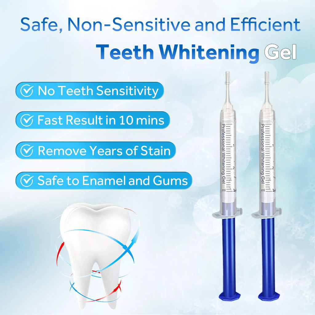 Tidesmit professional teeth whitening gel refill syringe for Invisalign style dental bleaching trays