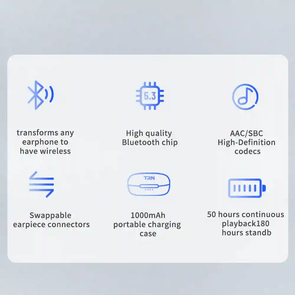 Bluetooth Earphone Upgrade Cable Module - HiFi Wireless Audio Module Tidesmit