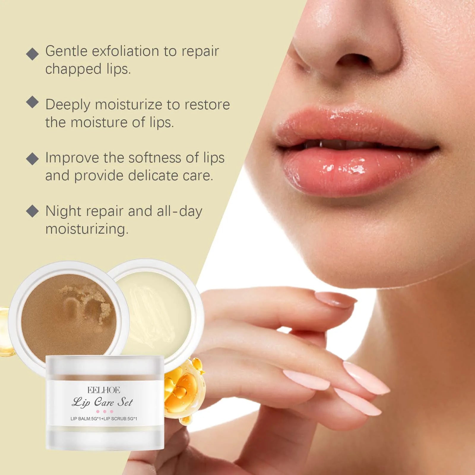 Moisturizing Lip Care Set - Gentle Exfoliating Balm (10 PCS) Lip Care Tidesmit