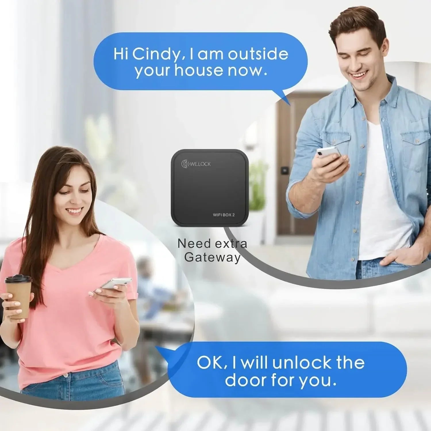 Biometric Fingerprint Door Lock with TTLock IP66 Waterproof Keyless Entry Smart Lock (Fingerprnt/IC Card/APP) High Security