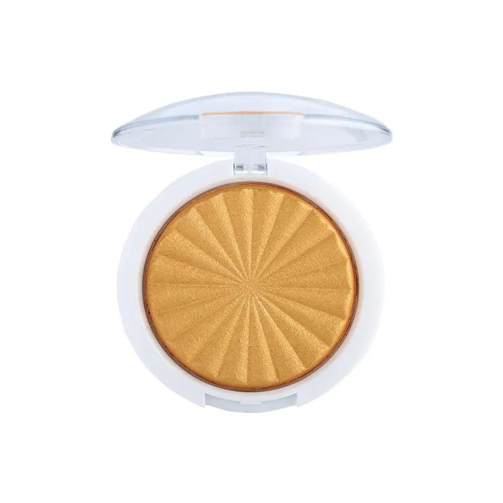 Tidesmit 3D pearlescent high-gloss highlighter and blush powder texture close-up for radiant face makeup