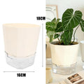 Self Watering Plants Pots Lazy Hydroponic Flower Preventing Drought Flowerpot with Injection Hole Indoor Outdoor Garden Supplies