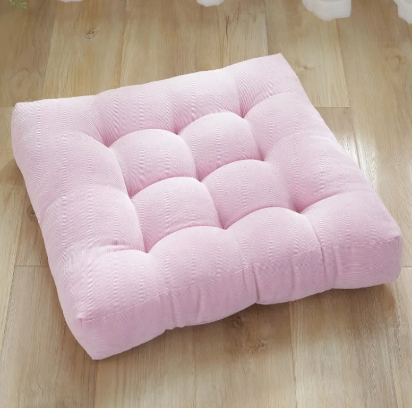 Big Square Corduroy Floor Seat Cushion Chair Cushions Tatami Meditation Yoga Thickened Windows Pad for Adults Seating Pillow