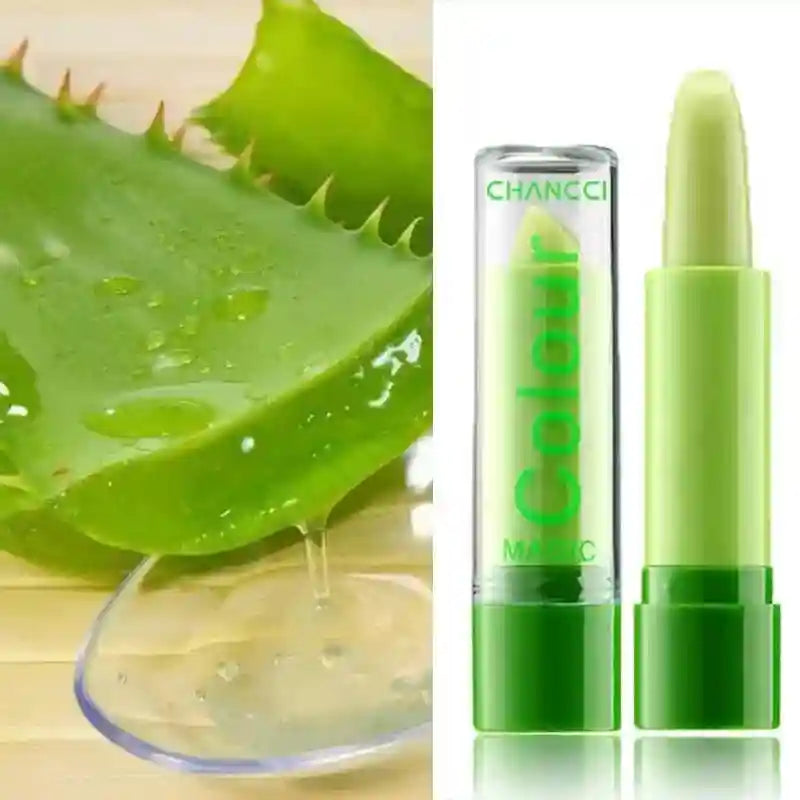 Aloe Vera Color Changing Lip Balm | Moisturizing Long-Lasting Treatment Lip Care Tidesmit