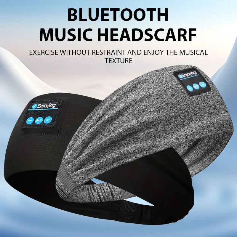 Bluetooth Sleep Headphones Headband – Wireless Sports Soft Fabric Band Tidesmit