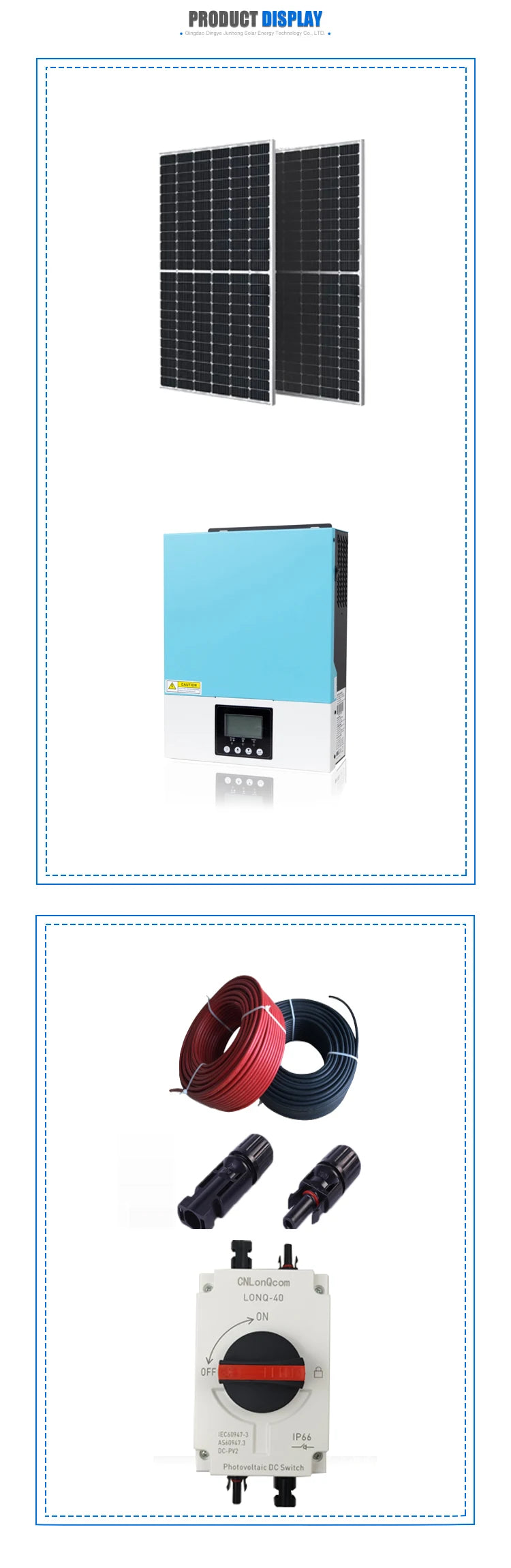 【Best-selling】1KW MPPT Solar Power System for Home Portable Power Station with Lithium Ion Battery and Polycrystalline Silicon P