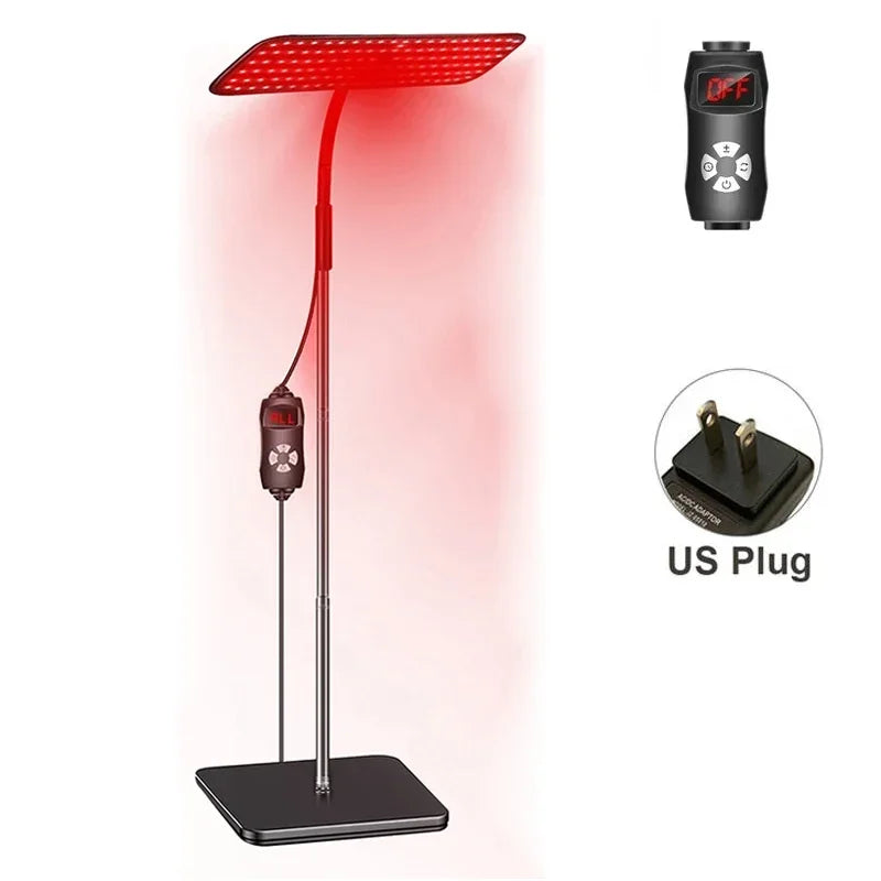 LED Red Light Therapy Panel Lamp for Facial Anti Aging Skin Care Beauty 216 LED Light Body Pain Relief Physical Therapy Tools