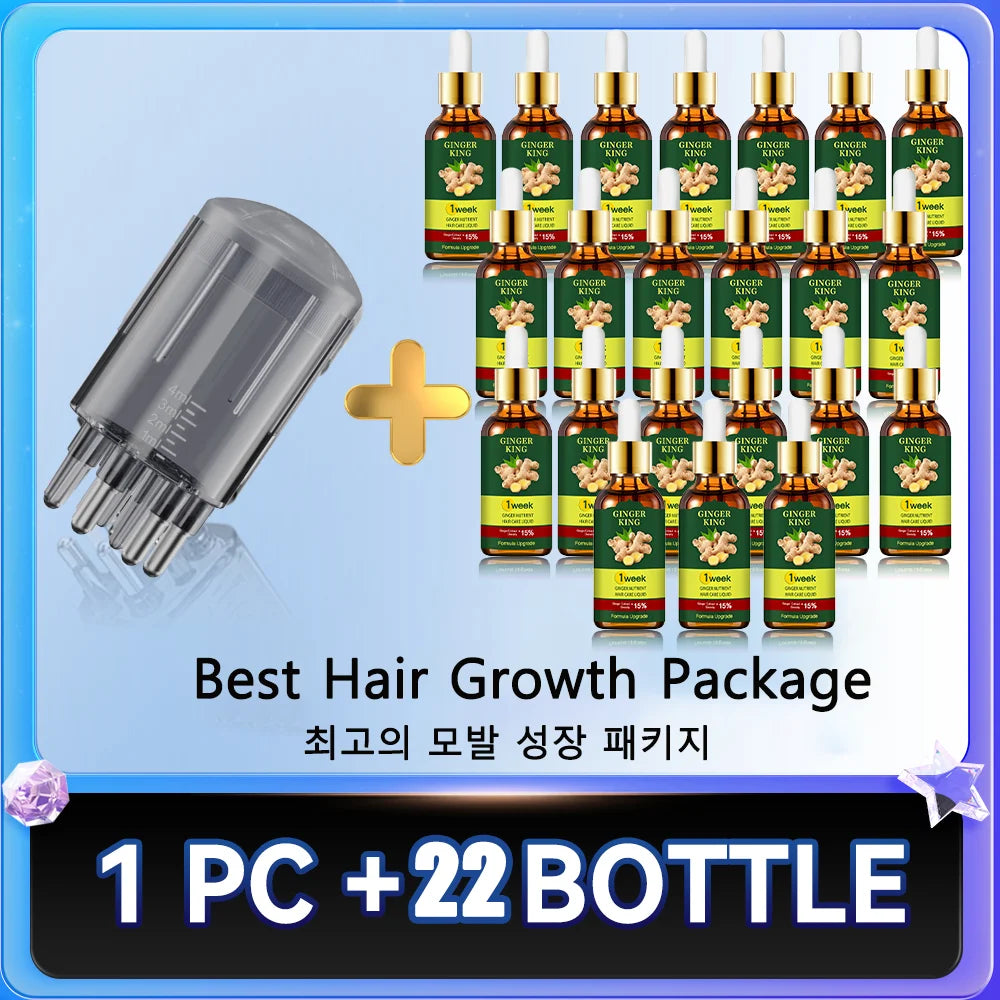 Hair Growth Serum - Root Activation & Density Treatment | Tidesmit Relaxation Treatment 1PC with 22bottles Tidesmit