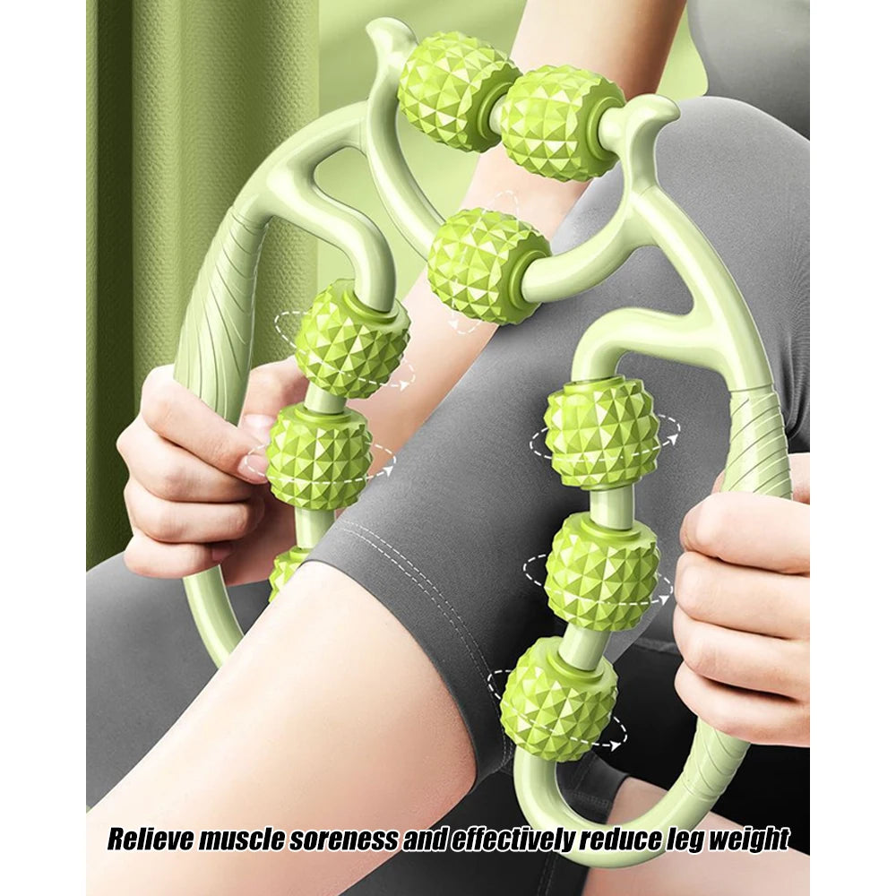 Muscle Massage Roller for Neck and Leg – Deep Tissue Recovery Tool Relaxation Treatment Tidesmit