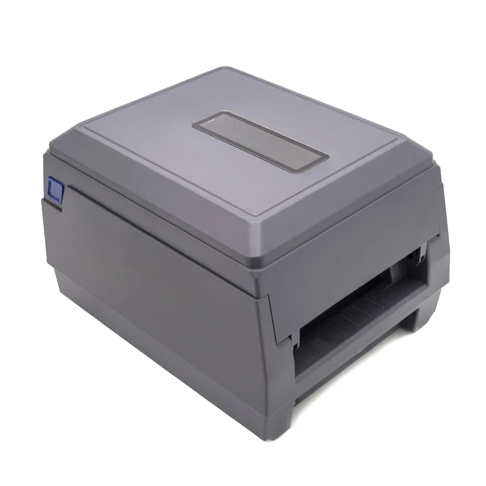 Desktop 110mm Barcode Shipping Label Printer USB Interface Thermal Transfer Printer With Ribbon