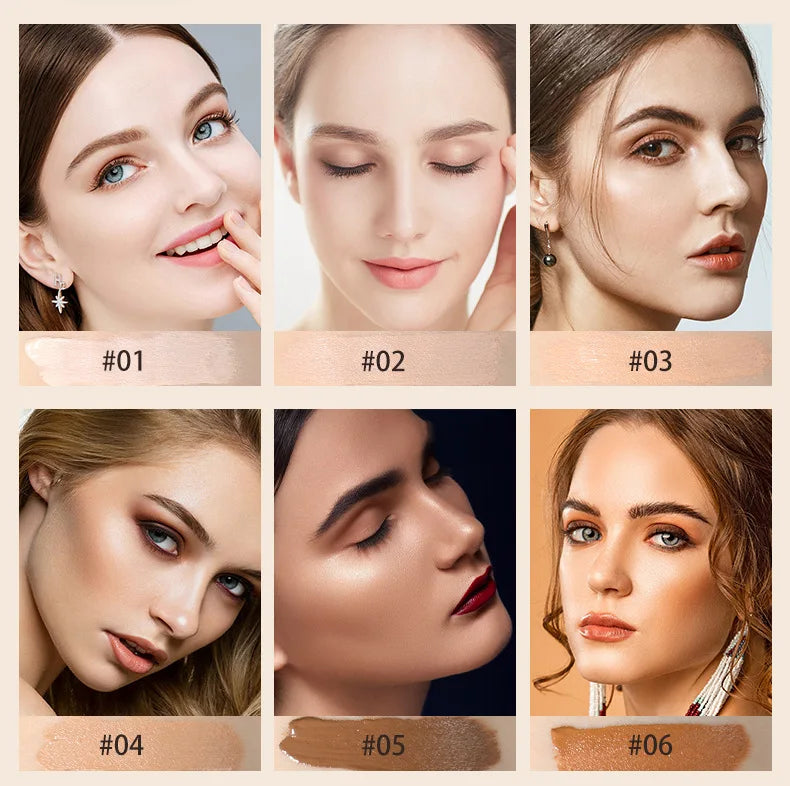 Tidesmit professional matte liquid concealer texture close-up for waterproof high coverage face makeup