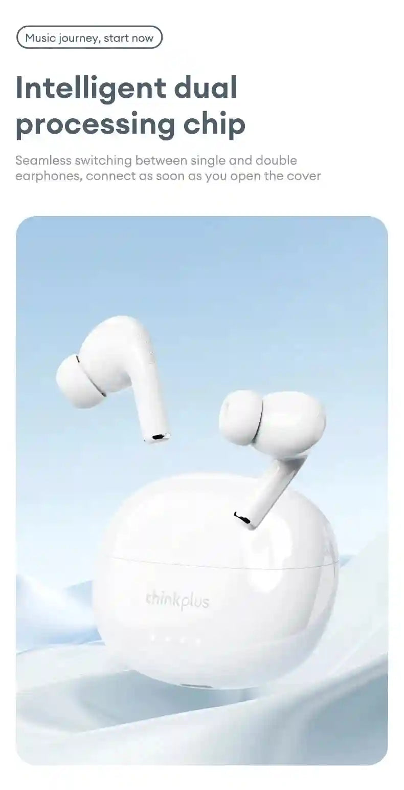 Lenovo LP5 Pro Wireless Earbuds - Low Latency Gaming Headset Tidesmit