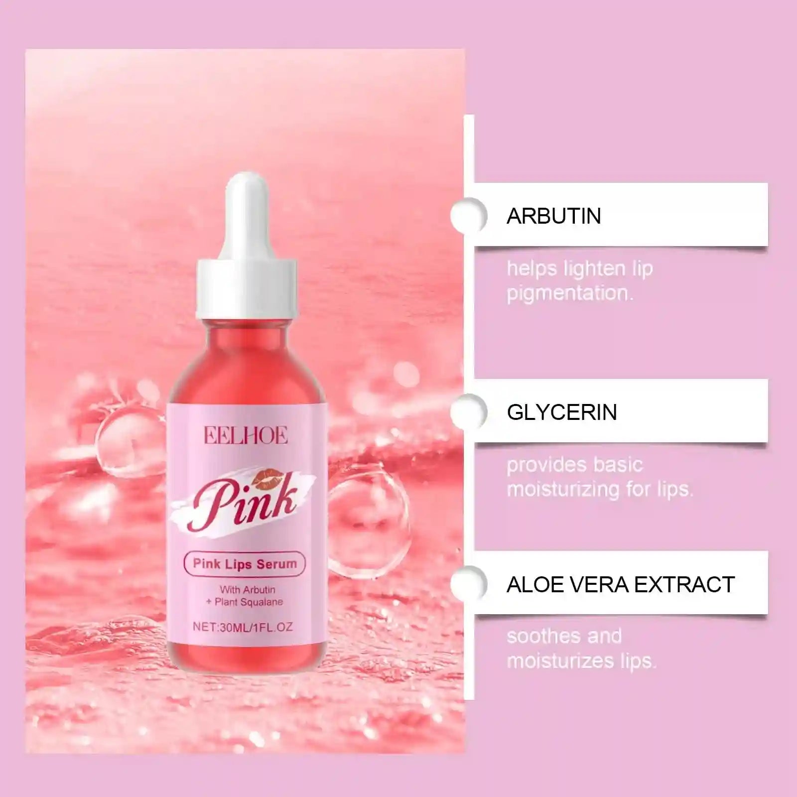 Lip Plumping Serum: Hydrating Anti-Wrinkle Treatment by Tidesmit Lip Care Tidesmit
