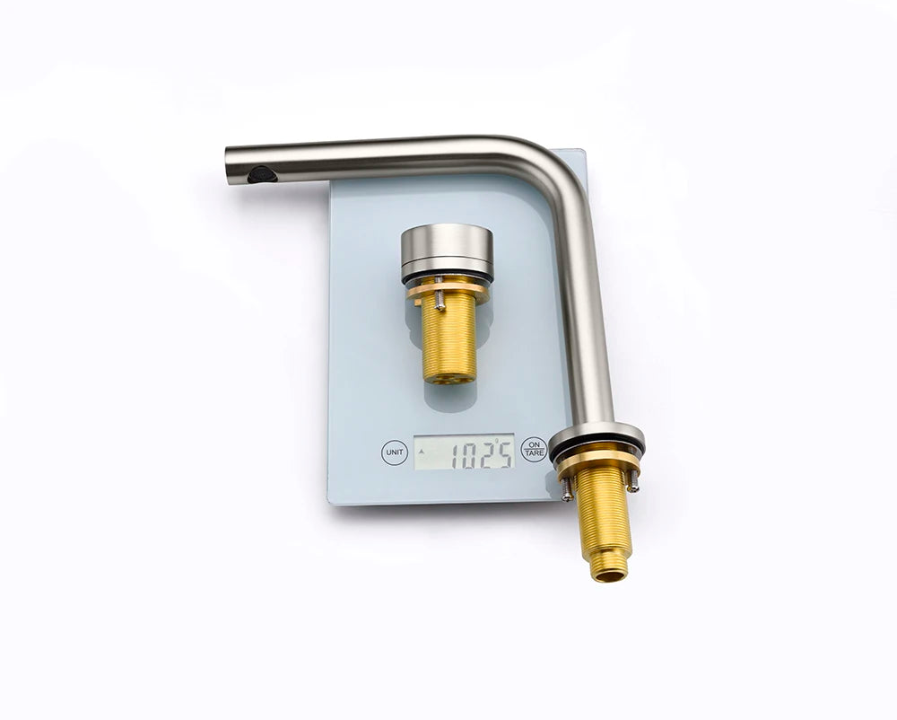 Brass 2 Hole Bathroom Basin Faucet Rotating Widespread Grey/Nickel/Chrome Hot & Cold Mixer Sink Tap for Bathroom