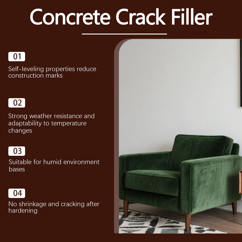 Concrete Crack Filler Self Leveling Sealant Driveway Repair Adhesive Masonry Gap Filler Waterproof Concrete Sealer Quick Dry