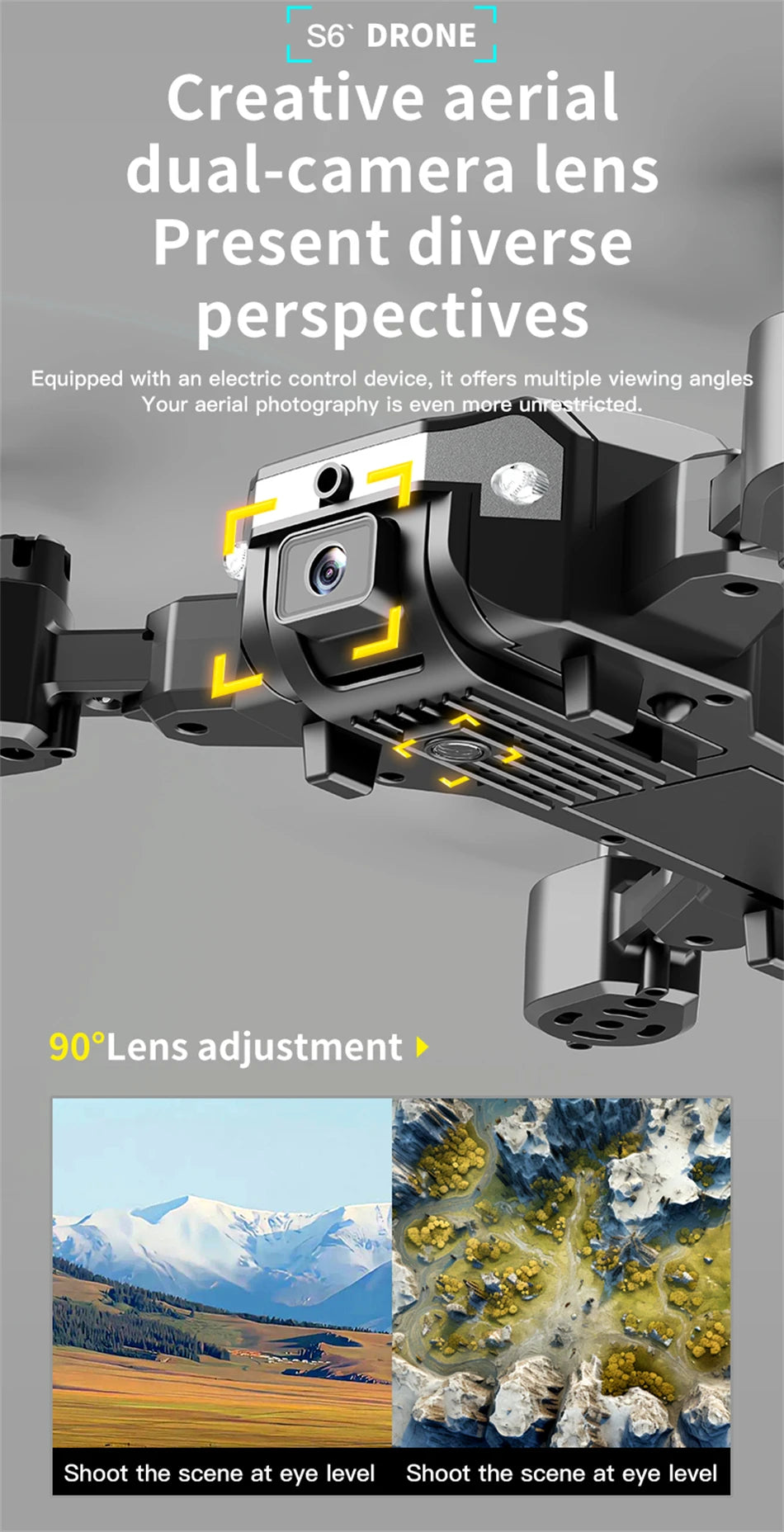 8K Camera Drone with Obstacle Avoidance - Foldable GPS Quadcopter Tidesmit