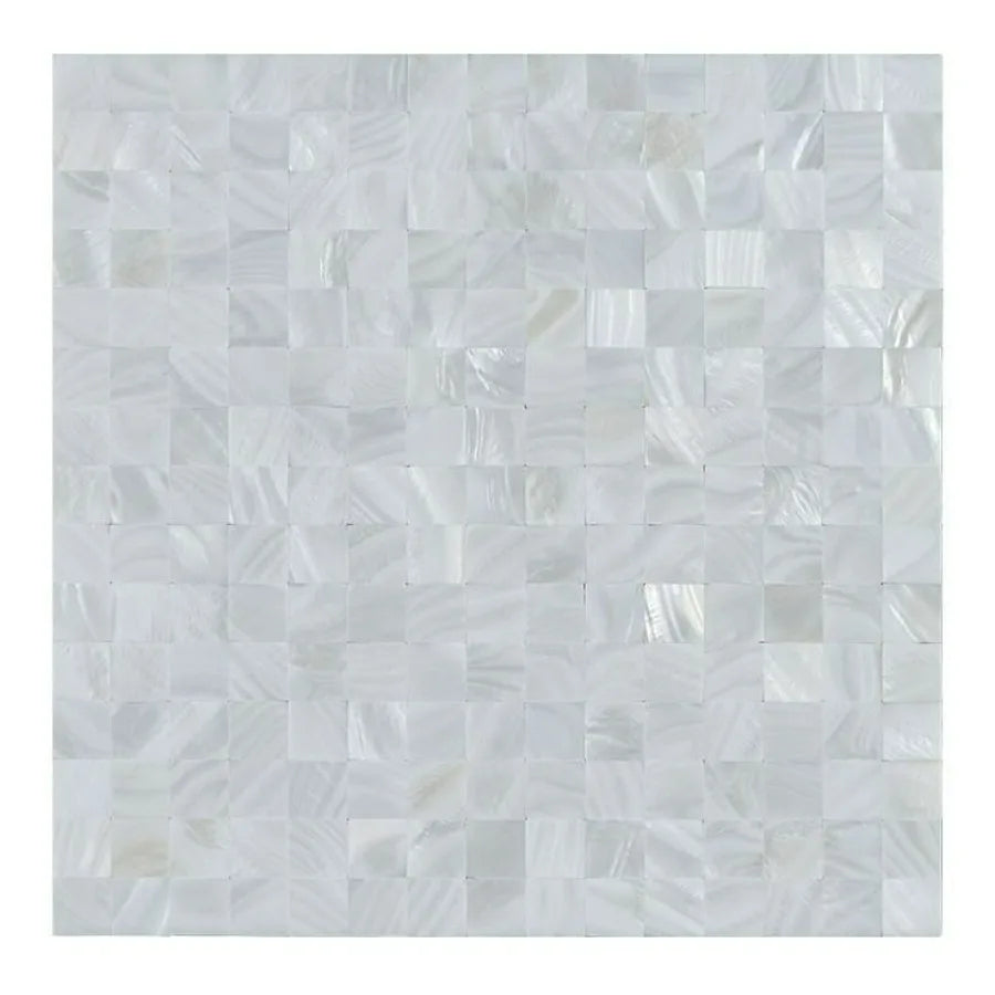 30 CM Natural Shell Mosaic Tile Sticker Sheet Mother of Pearl Wallpaper Tile for Interior Decoration Bathroom Kitchen Wall Tiles