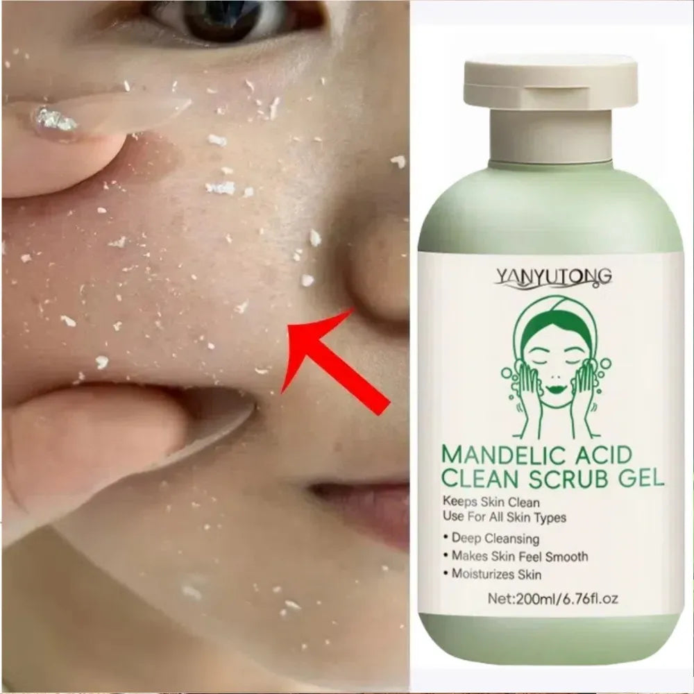 Exfoliating Facial Scrub | Aloe Vera Deep Pore Cleansing Gel 100ml Scrubs Treatments Tidesmit