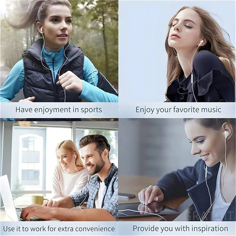 USB C Wired Earbuds with Microphone for Android Phones by Tidesmit Tidesmit