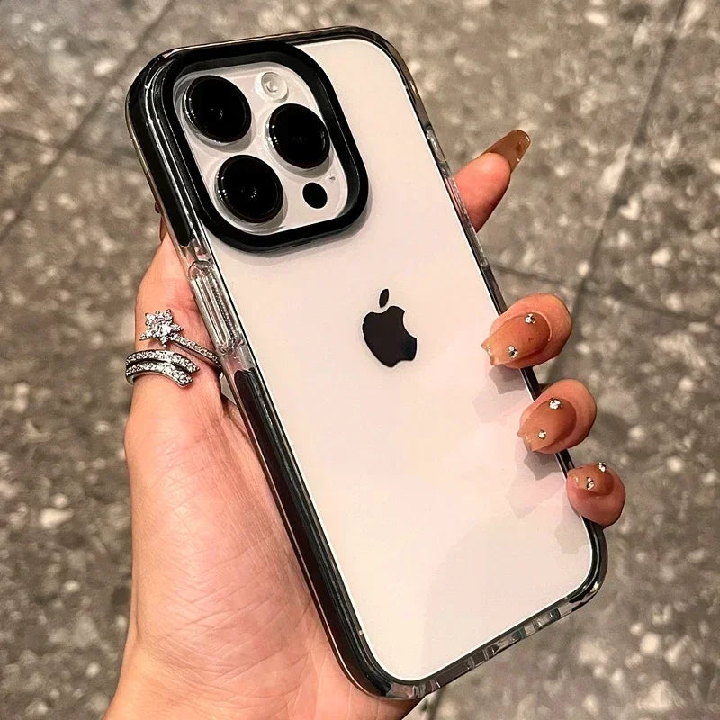 Shockproof iPhone Case with Airbag Bumper - Clear Slim Fit Protection Tidesmit