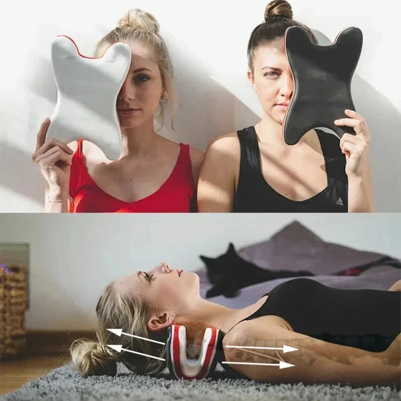 Neck And Shoulder Relaxer | Orthopedic EVA Foam Massage Pillow Relaxation Treatment Tidesmit