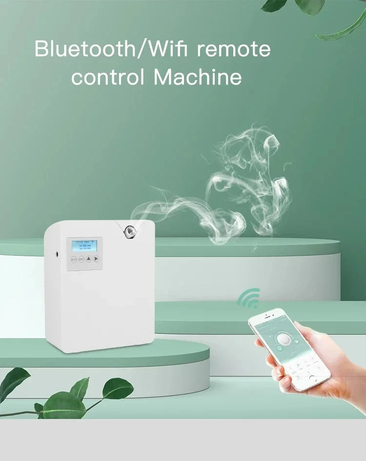 Waterless Fragrance Diffuser 300ml WIFI Control Flavoring Diffuser Timer Function Air Freshener Smell Distributor For Home Hotel