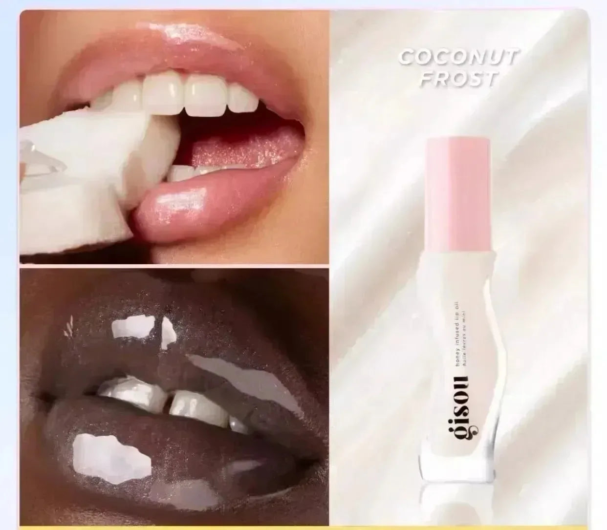 Moisturizing Lip Balm - Hydrating Plumping Treatment by Tidesmit Lip Care Coconut frost China Mainland Tidesmit