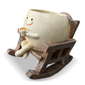 Creative Rocking Chair/Swing Face Succulent Pot Plant Pot Succulent Planter Home Garden Supplies for Indoor Outdoor Plants