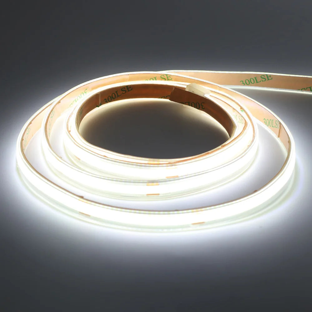 IP67 Waterproof COB LED Strip Light 12V 24V 3000K 4000K 6000K Flexible Led Tape 5m 10m 20m 0.5m 1m 2m 480LEDs/m Linear Lighting