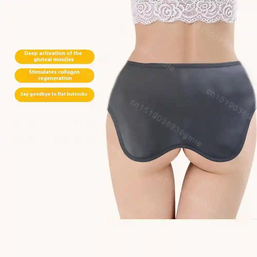 EMS Butt Lifting Massager - 8 Mode Rechargeable Glute Toning Pad Black Massage Roller Tidesmit