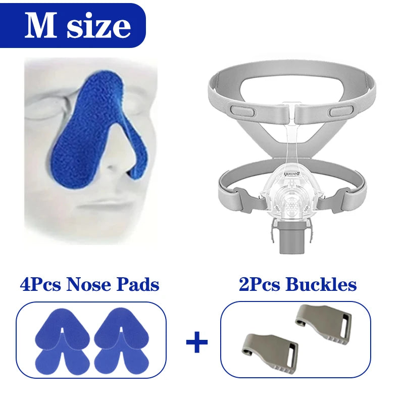 Resoxy CPAP Nasal Mask, Universal Nasal Mask,With Medical Headgear Silicone,For Auto CPAP Machine, Sleep Apnea,Helps Anti Snorin