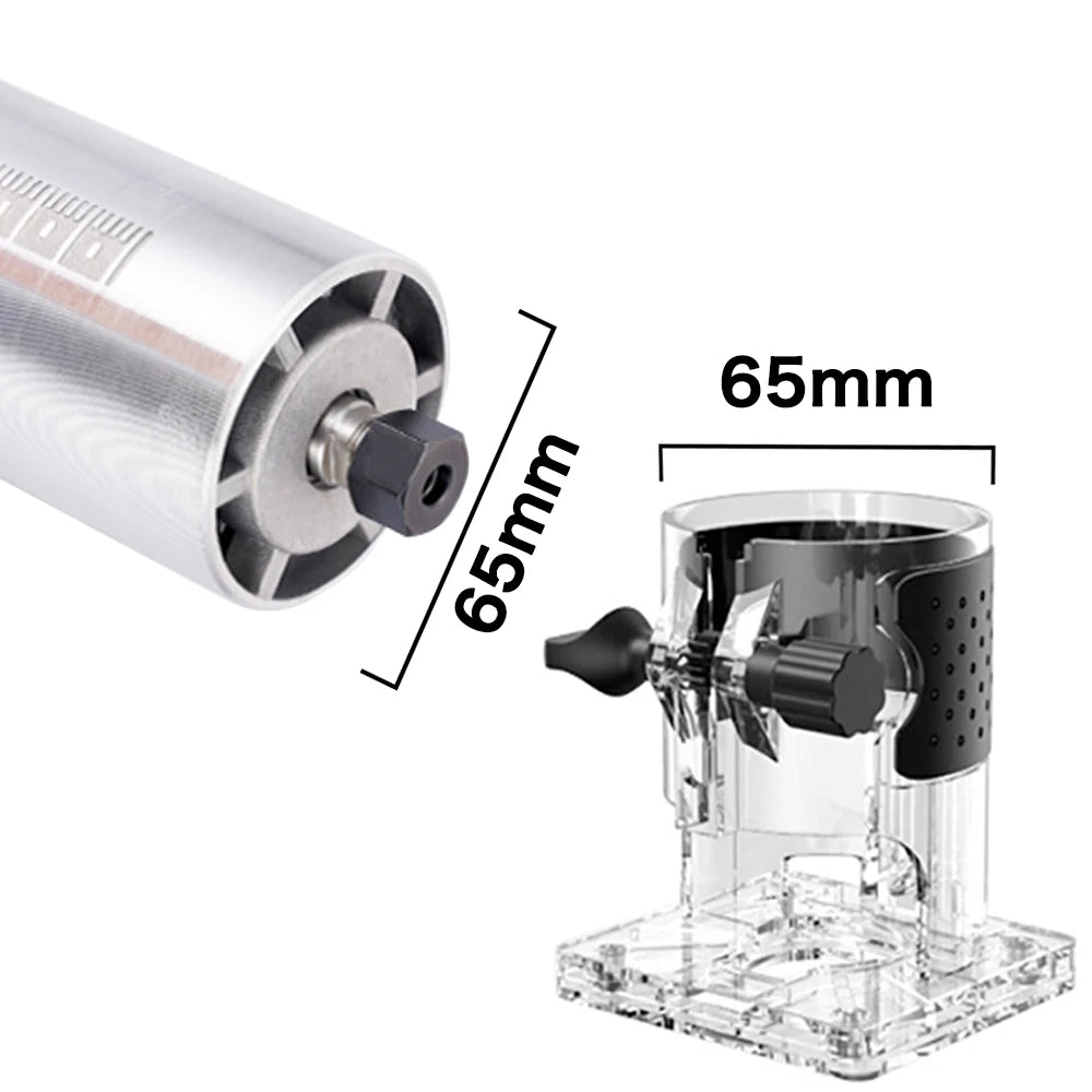 Brushless Wood Router Wood Trimmer Machine Electric Hand Trimmer Carpentry Tool Woodworking Trimming for Makita 18V Battery