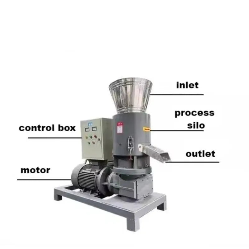 Customized Commercial Small Wood Pellet Production Line Wood Pellet Making Machine Biomass Pellet Pelletizer