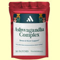 30 Patches Ashwagandha Para Plant-Based Transdermal Patches Anxiety and Depression Relief, Organic Ashwagandha and Ginkgo