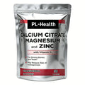 30 Patches Calcium Citrate Magnesium and Zinc With Vitamin D3 Promotes Strong Bones & Teeth, Support Nerve & Muscle Function