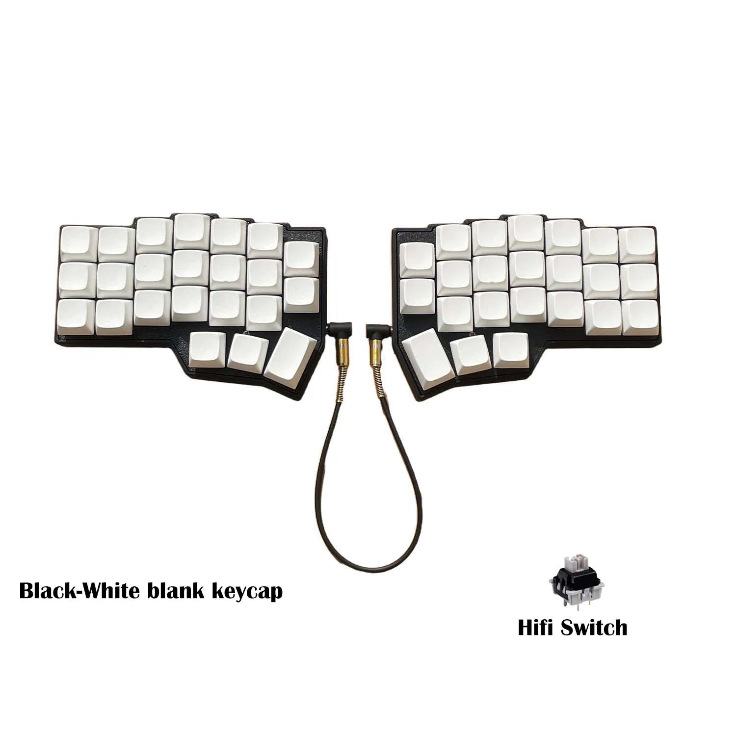 Corne V4.1 Split Ergonomics Hot-swappable MX Mechanical Keyboard Wired South RGB VIAL fully rogrammable