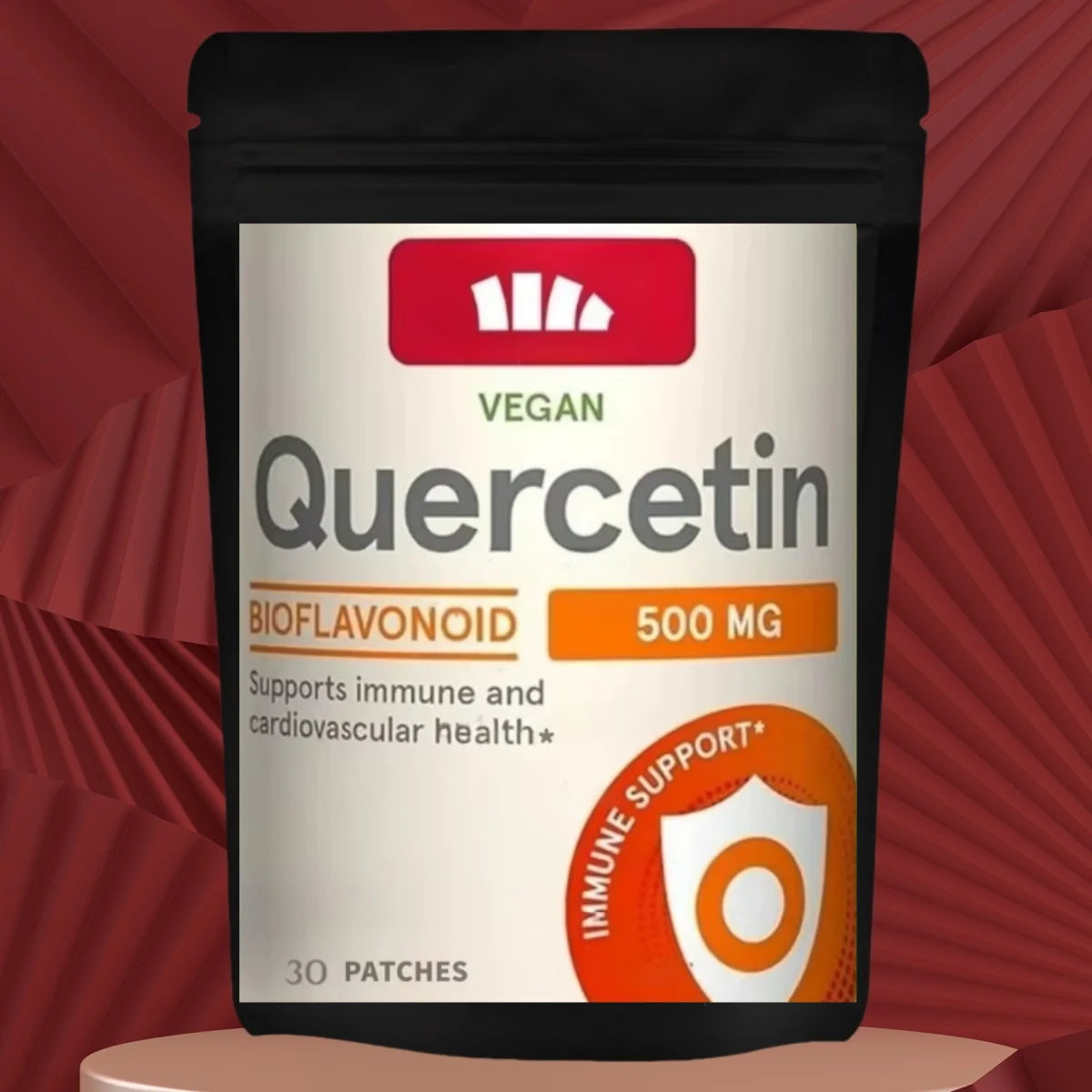 Quercetin Transdermal Patches with Bromelain, Zinc, Vitamin D3,Elderberry- Immune Support 30 Patches
