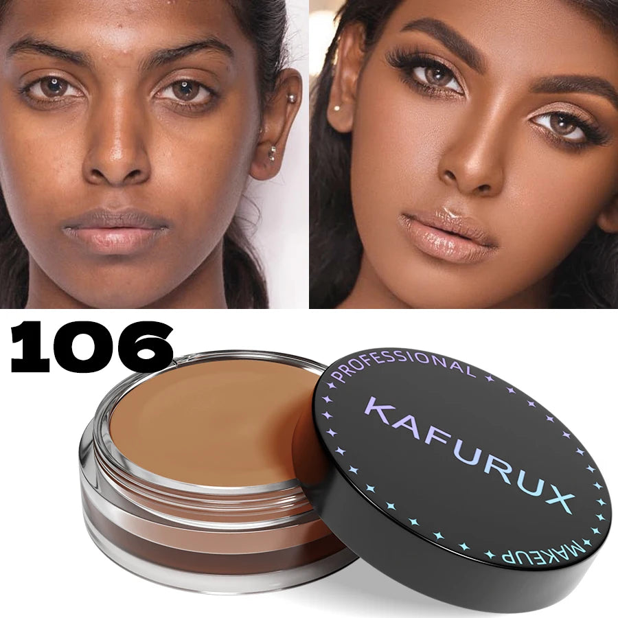 Tidesmit full coverage waterproof foundation swatch showing long lasting matte finish for hiding tattoos and scars